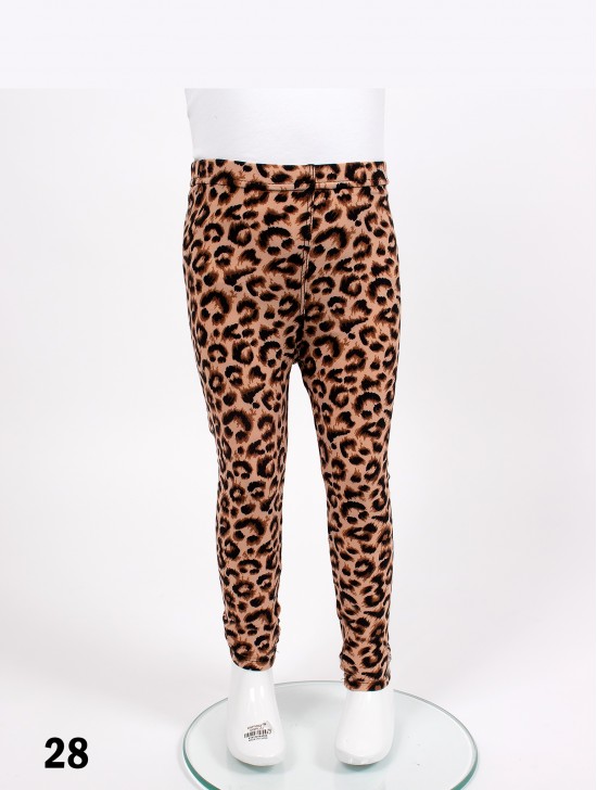 Kids Leopard Print Stretchy Legging 